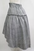 画像2: axes femme POETIQUE / グレンチェックフィッシュテールスカート M ブラック H-25-05-27-022-AX-SK-NS-ZH (2)