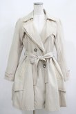 画像1: axes femme / レース切替トレンチコート M ベージュ H-25-05-27-032-AX-CO-NS-ZH (1)