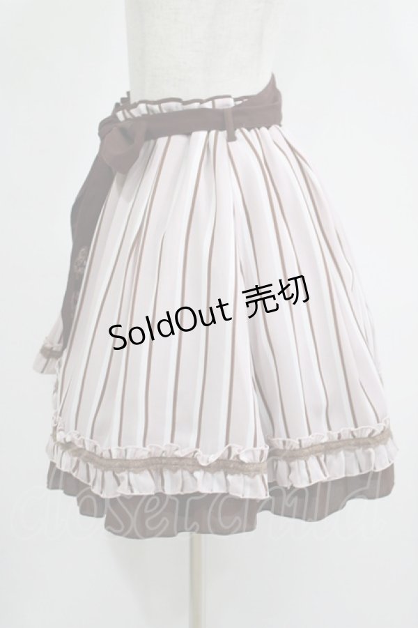 画像2: axes femme / リバーシブルスカート M ピンク/ブラウン H-25-05-27-035-AX-SK-NS-ZH (2)