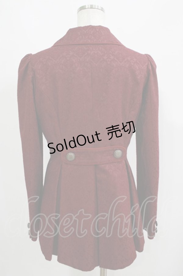 画像3: Victorian maiden / スワロウテイル セレモニージャケット Free ジャガードボルドー H-25-05-27-036-CL-JA-NS-ZH (3)