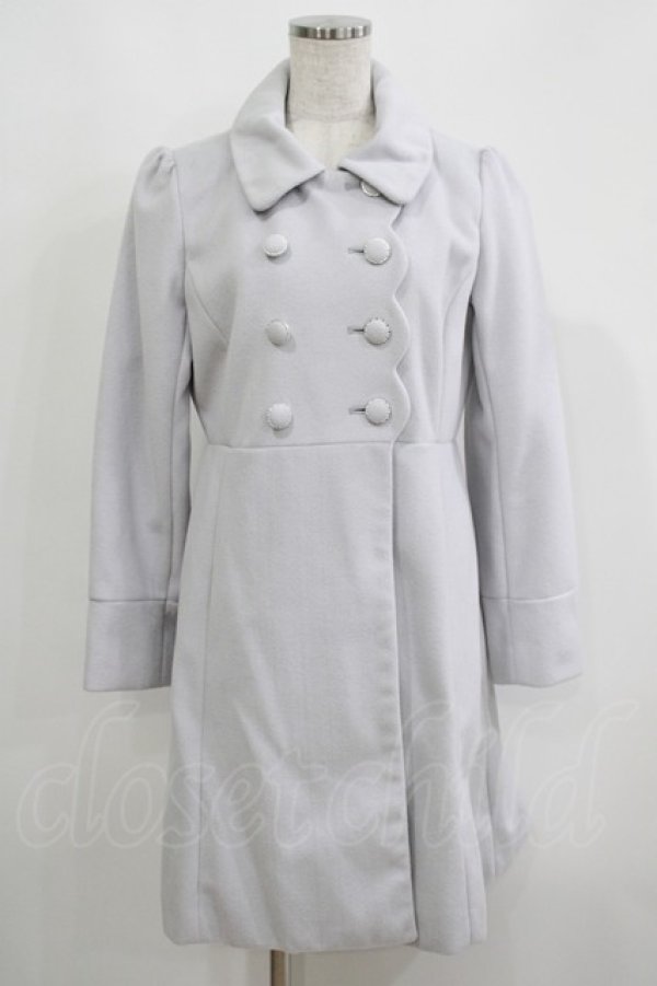 画像1: axes femme POETIQUE / スカラップコート M ブルー H-25-05-27-037-AX-CO-NS-ZT-C058 (1)