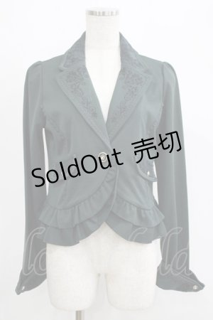 画像: axes femme / ダークオーナメント柄ジャケット M グリーン H-25-05-27-039-AX-JA-NS-ZH