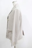 画像2: axes femme / スカラップ刺繍ダブルジャケット M ベージュ H-25-05-27-041-AX-JA-NS-ZH (2)