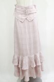 画像1: DearMyLoveRose / コルセットベルト付マーメイドスカート LL ピンク H-25-05-27-042-EL-SK-NS-ZH (1)