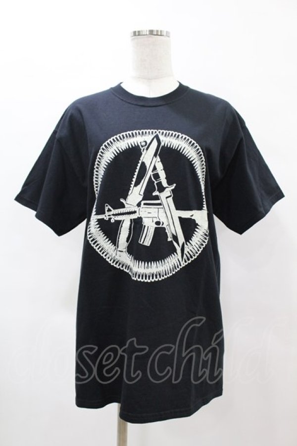 画像1: MILKBOY / ANRCHY GUN TEE  ブラック H-25-05-27-1043-MB-TO-KB-ZH (1)