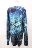 画像2: NieR Clothing / プリントLONG CUTSEW  ブルー H-25-05-27-1050-PU-TO-KB-ZH (2)