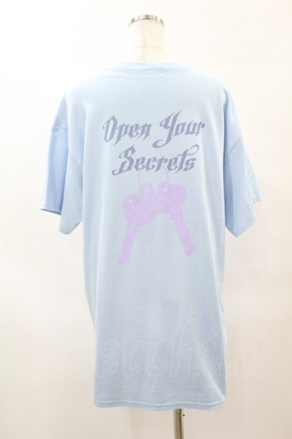 画像2: MILKBOY / SECRET KEYS TEE L ライトブルー H-25-05-27-1051-MB-TO-KB-ZH (2)
