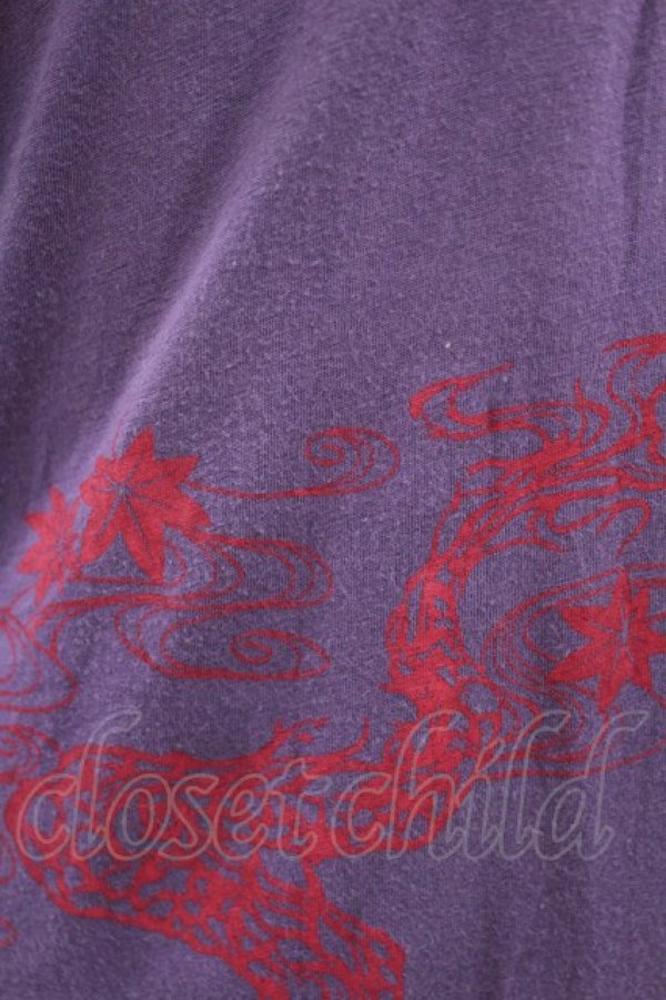 画像3: gouk / 着物衿カットソー  紫 H-25-05-27-1053-GO-TO-KB-ZH (3)