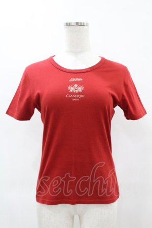 画像: Jean Paul GAULTIER / ロゴプリントカットソー 40 赤 H-25-05-27-1055-GO-TO-KB-ZH