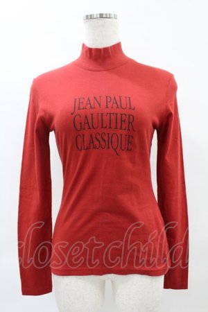 画像: Jean Paul GAULTIER / ハイネックカットソー 40 赤 H-25-05-27-1056-GO-TO-KB-ZH