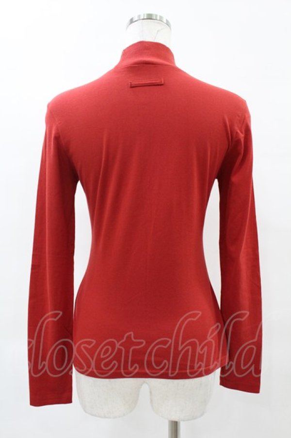 画像2: Jean Paul GAULTIER / ハイネックカットソー 40 赤 H-25-05-27-1056-GO-TO-KB-ZH (2)