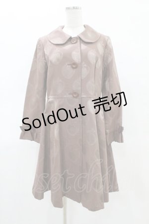 画像: Leur Getter / ストロベリージャガードコート  ブラウン H-25-05-27-1005-LU-CO-KB-ZT193