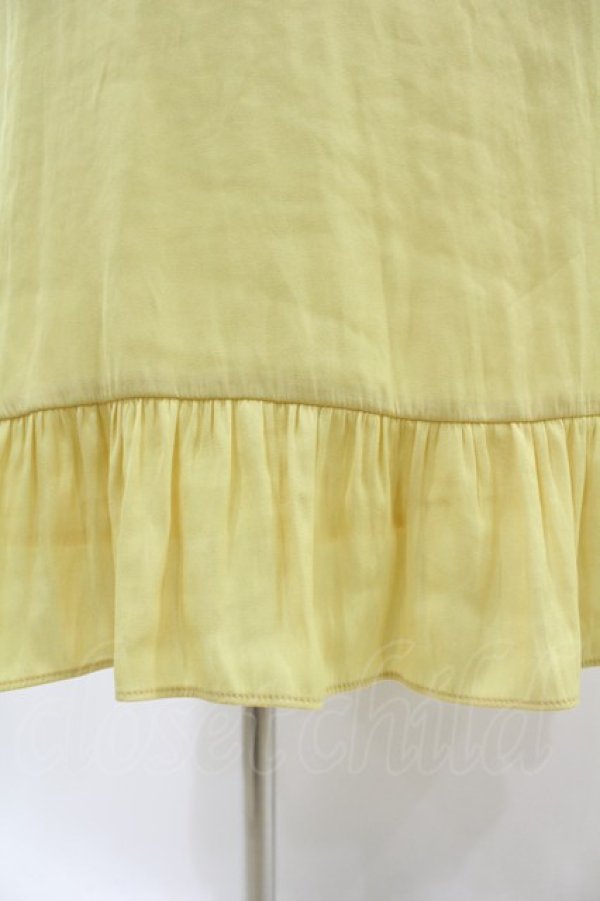 画像5: Jane Marple / クレープジョーゼットThistle embroideryドレス  イエロー H-25-05-27-1007-JM-OP-KB-ZH (5)