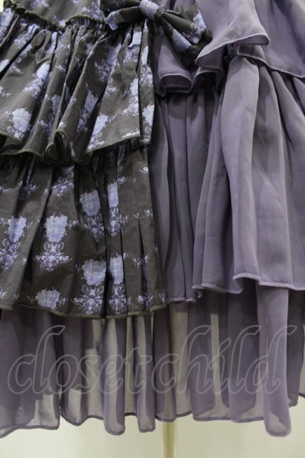 画像5: ATELIER PIERROT / Rosy Bouquet Dress size1 パープル H-25-05-27-1009-EL-OP-NS-ZH (5)