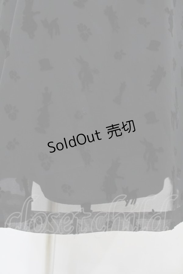 画像5: Jane Marple / Queen Aliceリボントリムドレス  ブラック H-25-05-27-1010-JM-OP-KB-ZH (5)