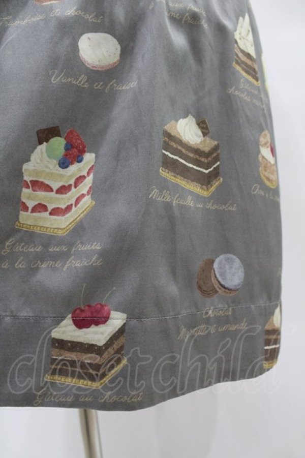 画像5: Jane Marple / Patisserie francaiseタブリエドレス  グレー H-25-05-27-1011-JM-OP-KB-ZH (5)