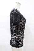 画像3: Jean Paul GAULTIER / オパール加工シアートップス 40 ブラック H-25-05-27-1002-GO-TO-KB-ZH (3)