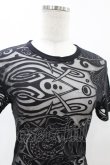 画像4: Jean Paul GAULTIER / オパール加工シアートップス 40 ブラック H-25-05-27-1002-GO-TO-KB-ZH (4)