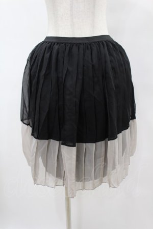 画像: MARBLE / プリーツスカート M~L ブラック H-25-05-27-1030-GO-SK-NS-ZH