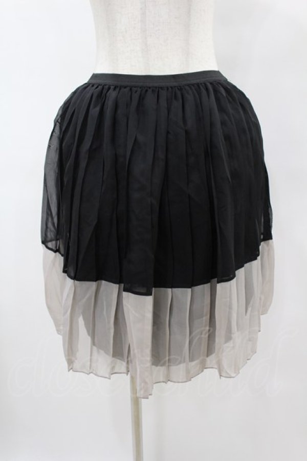 画像1: MARBLE / プリーツスカート M~L ブラック H-25-05-27-1030-GO-SK-NS-ZH (1)