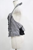 画像2: axes femme POETIQUE / ホルターフリルベスト M ブラック H-25-05-27-048-AX-TO-NS-ZH (2)