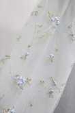画像4: axes femme / 袖チュール刺繍シフォントップス M サックス H-25-05-27-053-AX-TO-NS-ZH (4)