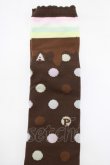 画像2: Angelic Pretty / ポルカドットチョコレートオーバーニー  ブラウン H-25-05-27-078-AP-ZA-NS-ZH (2)