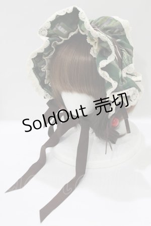 画像: ALICE and the PIRATES / Wicked Queen's Poison cellar柄 ボンネット Free グリーン H-25-05-27-080-PA-AC-NS-ZH