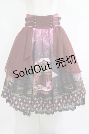 画像: axes femme kawaii / シルクノクターンスカート M ボルドー H-25-05-27-009-AX-SK-NS-ZH