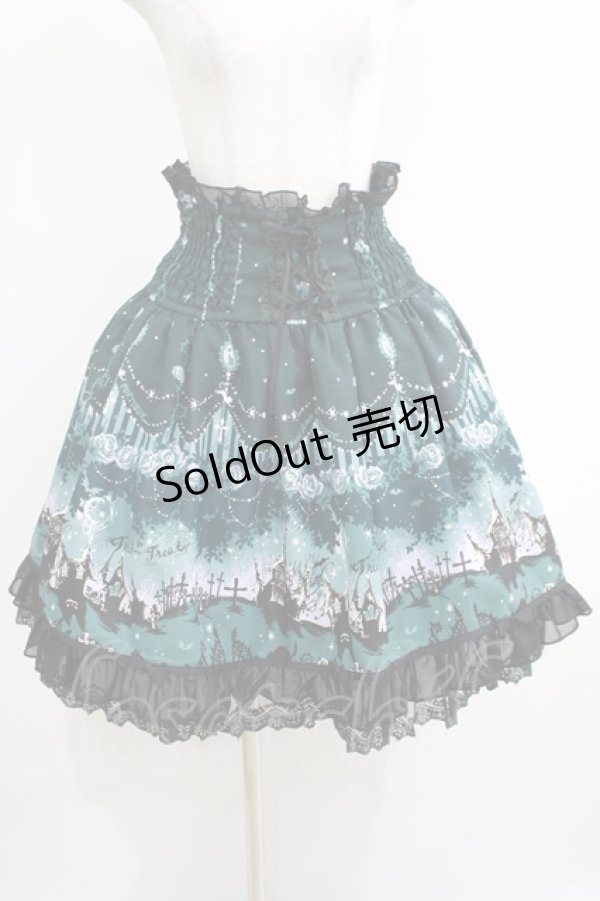 画像1: axes femme POETIQUE / スイートハロウィンスカート M グリーン H-25-05-27-021-AX-SK-NS-ZH (1)