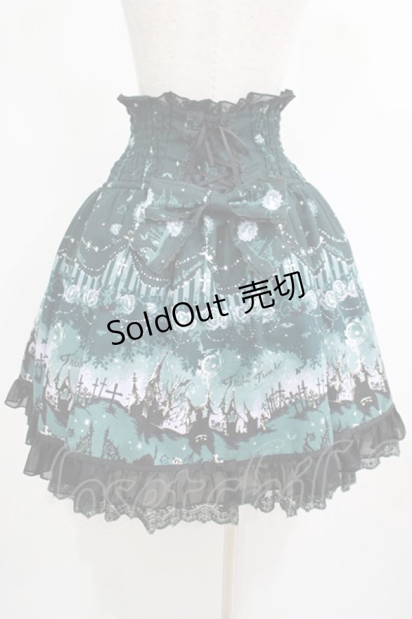 画像3: axes femme POETIQUE / スイートハロウィンスカート M グリーン H-25-05-27-021-AX-SK-NS-ZH (3)