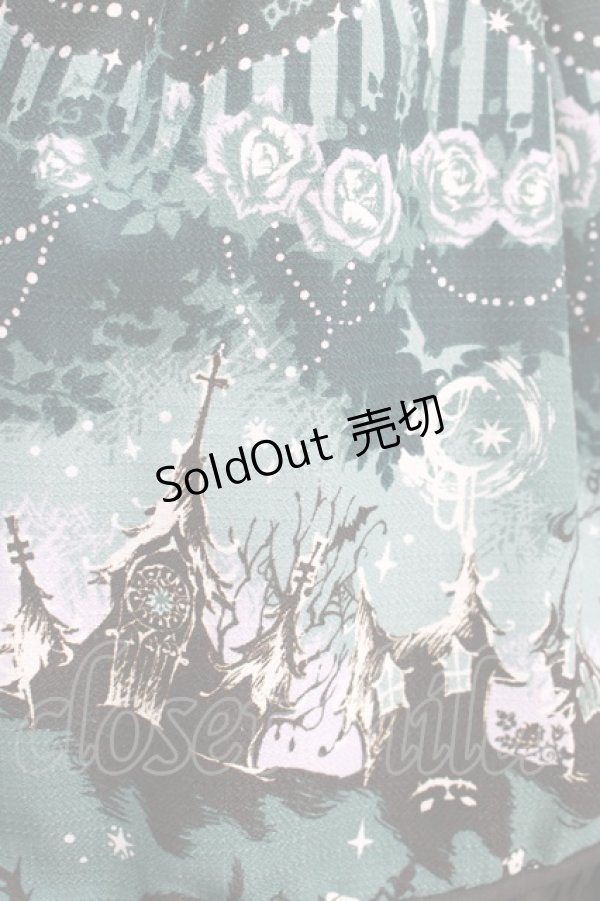 画像4: axes femme POETIQUE / スイートハロウィンスカート M グリーン H-25-05-27-021-AX-SK-NS-ZH (4)