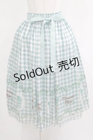 画像: axes femme / チョコミントプリントスカート Free ミント H-25-05-28-022-AX-SK-NS-ZH