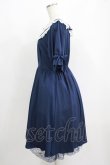 画像2: axes femme POETIQUE / フリルセーラーカラーワンピース M ネイビー H-25-05-28-025-AX-OP-NS-ZH (2)