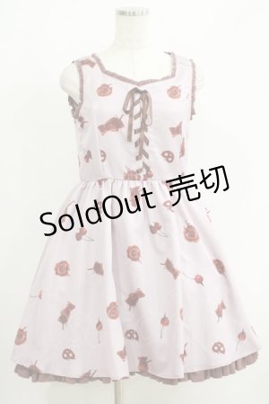 画像: Ank Rouge / MeltChocolateジャンパースカート M ピンク H-25-05-28-026-CA-OP-NS-ZH