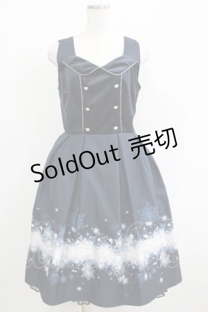 画像: axes femme POETIQUE / スノークリスタルノースリワンピース M ネイビー H-25-05-28-027-AX-OP-NS-ZH