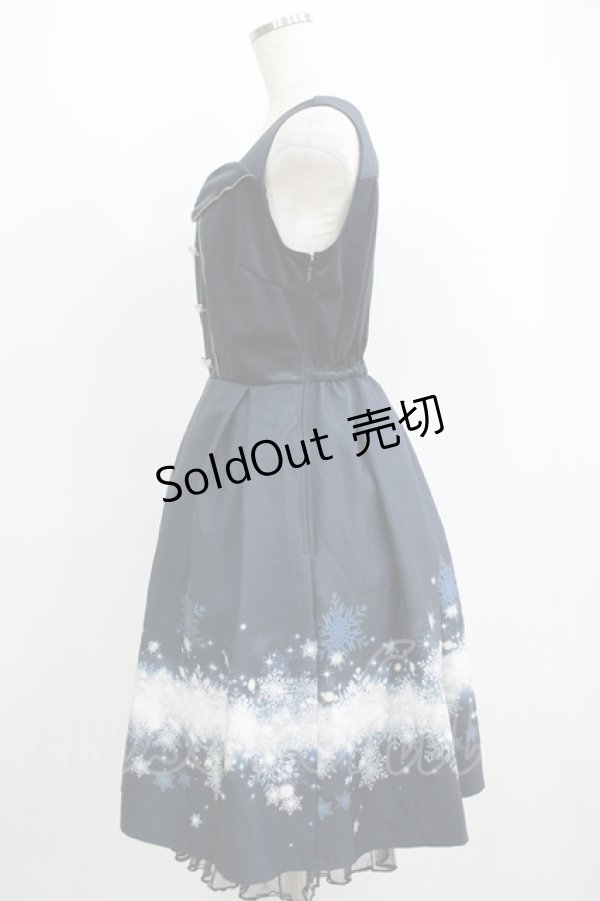 画像2: axes femme POETIQUE / スノークリスタルノースリワンピース M ネイビー H-25-05-28-027-AX-OP-NS-ZH (2)