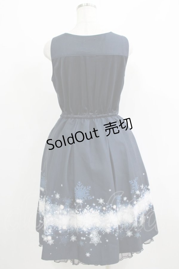 画像3: axes femme POETIQUE / スノークリスタルノースリワンピース M ネイビー H-25-05-28-027-AX-OP-NS-ZH (3)