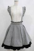 画像1: Amavel / Girly Checkハートベルト付スカート Free ブラック H-25-05-28-036-CA-SK-NS-ZH (1)