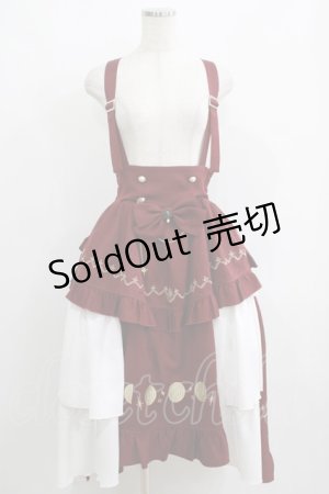 画像: Re;sume / Moon Phasesジャンパースカート Free Bordeaux H-25-05-28-038-LO-OP-NS-ZH