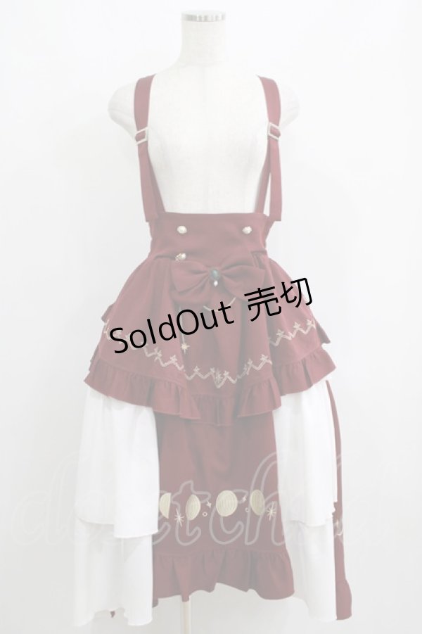 画像1: Re;sume / Moon Phasesジャンパースカート Free Bordeaux H-25-05-28-038-LO-OP-NS-ZH (1)
