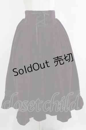 画像: axes femme kawaii / ベルベットドールスカート M パープル H-25-05-28-041-AX-OP-NS-ZH