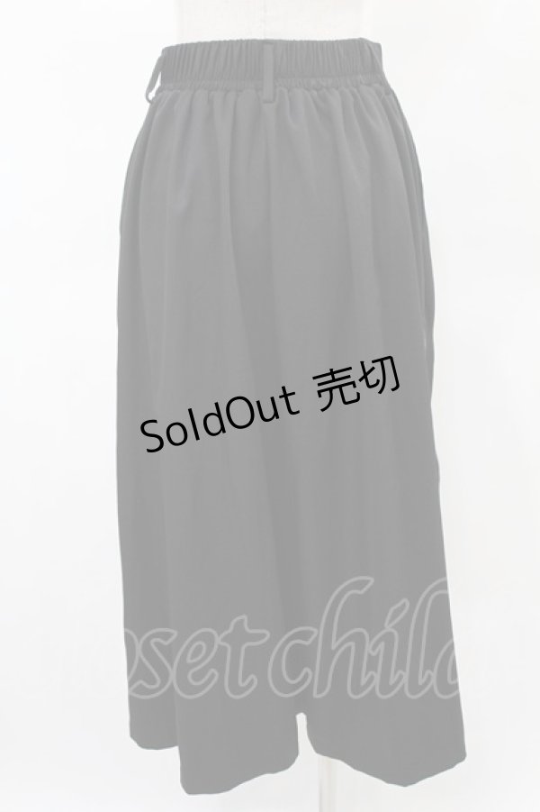 画像2: NieR Clothing / SIDE ZIPスカート  黒×和柄九尾 H-25-05-28-1035-PU-PA-KB-ZH (2)