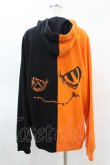 画像2: NieR Clothing / TWO-TONE ZIP PARKA  黒×オレンジ H-25-05-28-1050-PU-TO-KB-ZH (2)