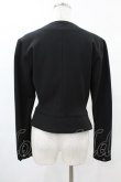 画像2: Na+H / ナポレオンショートジャケット  黒 H-25-05-28-1055-PU-JA-KB-ZH (2)