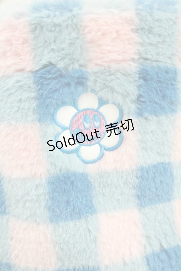 画像3: Candy Stripper / MY SUNNY CANDY FURバッグ  BLUE×PINK H-25-05-28-1006-PU-BG-KB-ZH (3)