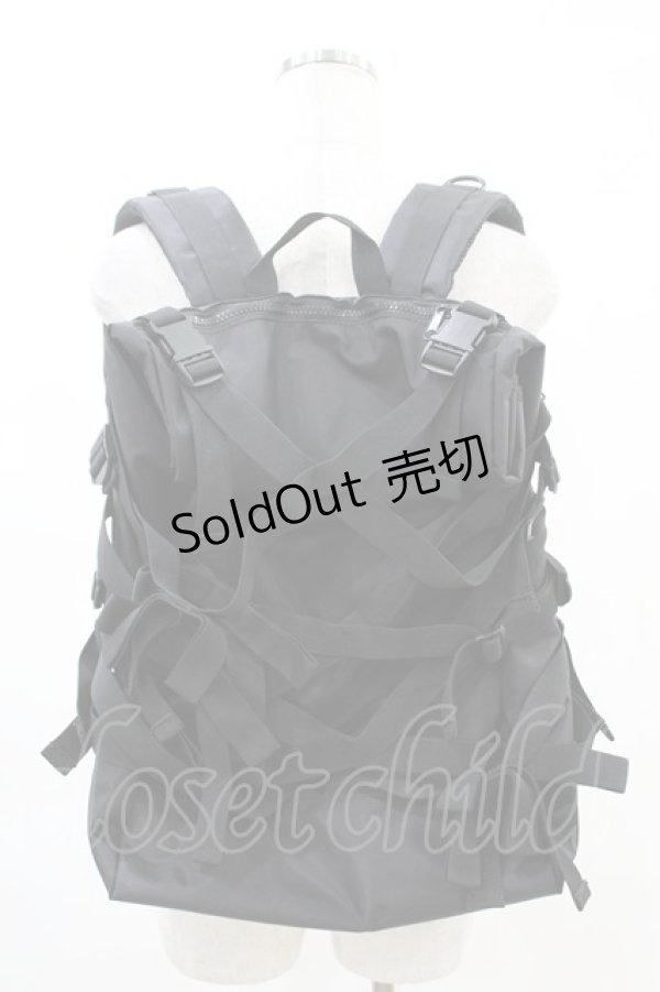 画像1: Candy Stripper / RIBBON BELT BACKPACK  BLACK H-25-05-28-1007-PU-BG-KB-ZH (1)
