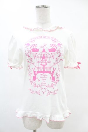 画像: PUTUMAYO / 猫耳フードプルパーカー  白×ピンク H-25-05-28-1008-PT-TO-KB-ZH