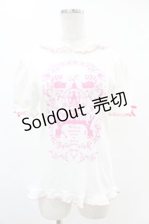 画像: PUTUMAYO / 猫耳フードプルパーカー  白×ピンク H-25-05-28-1008-PT-TO-KB-ZH