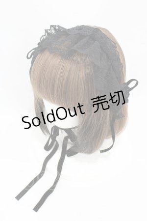 画像: Moi-meme-Moitie / 逆十字オリジナルレースヘッドドレス  黒×黒 H-25-05-28-1002-MO-AC-KB-ZH